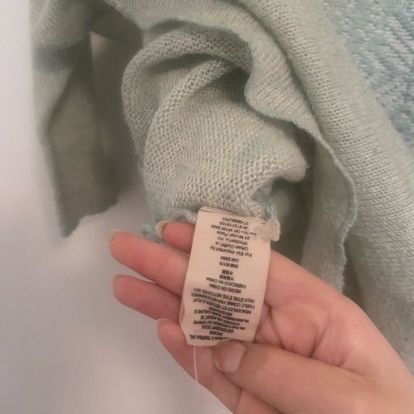 Mint Fee People Fall / Winter High–Low Knit Tunic - Picture 4 of 5